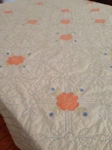Pre-loved appliqué quilt