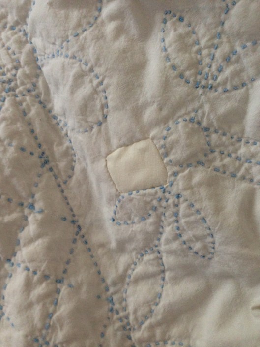 A neat patch in place