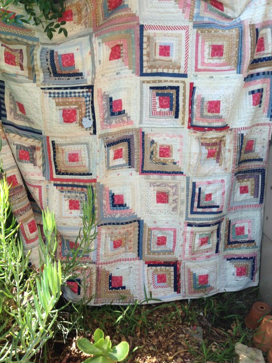 Straight Furrow - Log Cabin Quilt
