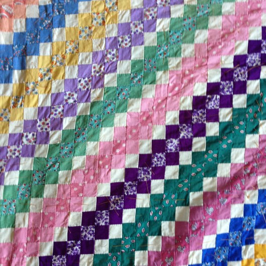 Tiny Squares - these measure 3/4 of an inch finished.