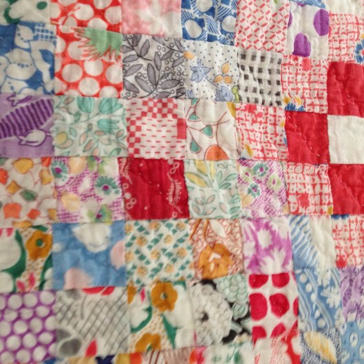 A darker red amongst the pastels.