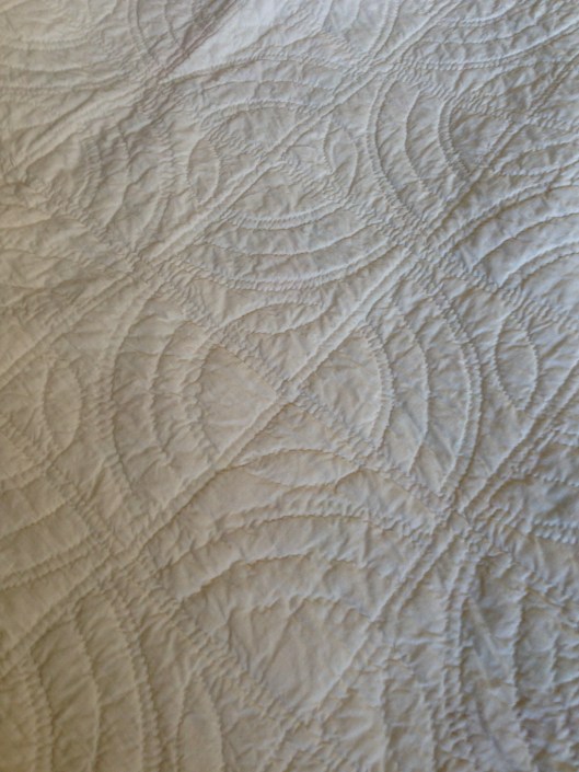 Hand quilting detail 