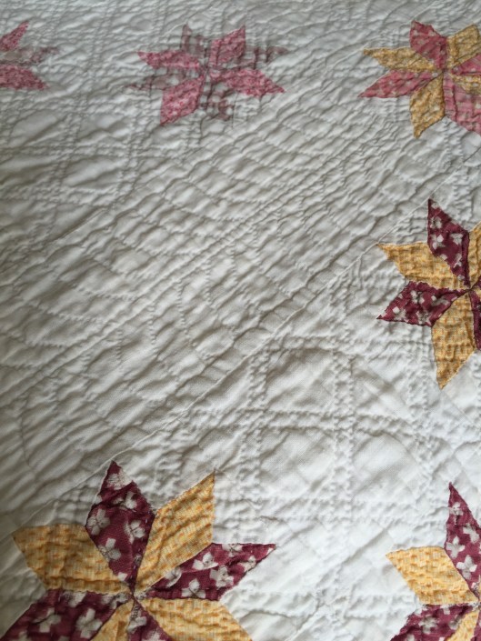 Lattice and quilting detail