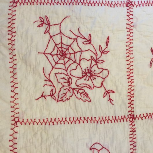 A spider's web for luck