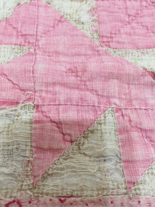 Softly aged and worn.