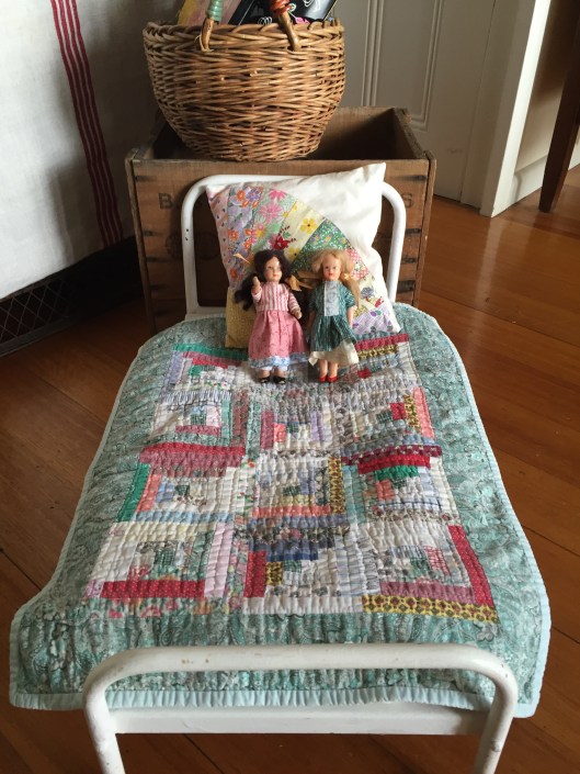Log Cabin made from tiny strips